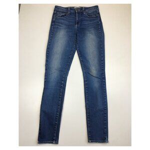 PAIGE Premium Denim Woodrow Wash HOXTON Ultra Skinny 5Pocket Logo Hardware Jeans